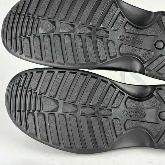 NWOT Men's ECCO Helsinki 2 Leather Slip-On Dress Shoes - Black EU 45/US 11-11.5