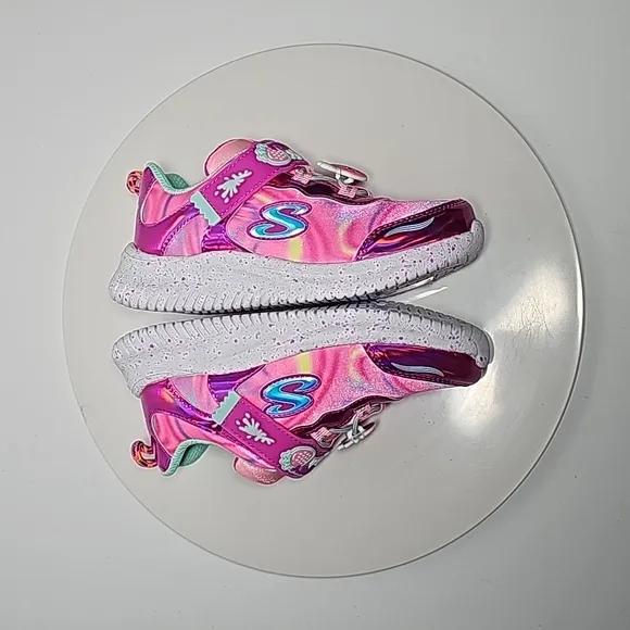 NWOT Sketchers Jumpsters Sweet Kickz Sneakers Tennis Shoes Strawberry Splash 10