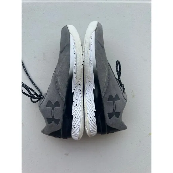 NWOT Under Armour UA Men's Suede Graphite Curry 1 Lux Low Basketball Shoes 8