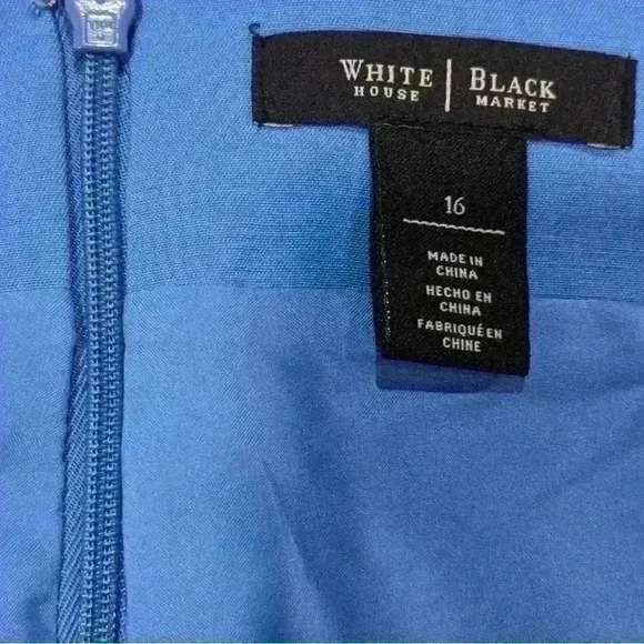 NWOT | WHBM | Blue Pencil Skirt | Size: 16