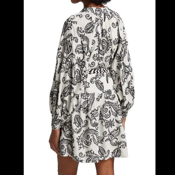NWT Alice   Olivia Lilian Embroidered Mini Dress