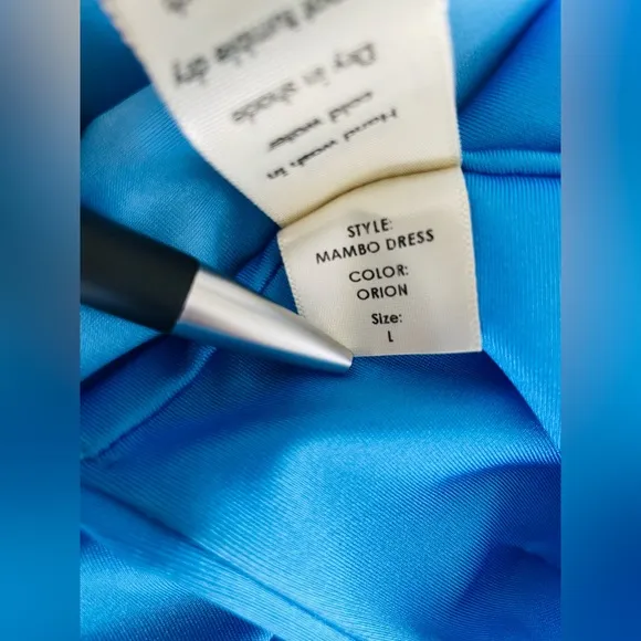NWT Baobab Mambo long dress, in color Orion blue/green/purple sz Large orig $285