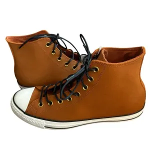 NWT converse mens Chuck Taylor All Star high top shoes brown leather size 10