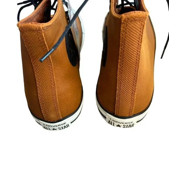 NWT converse mens Chuck Taylor All Star high top shoes brown leather size 10