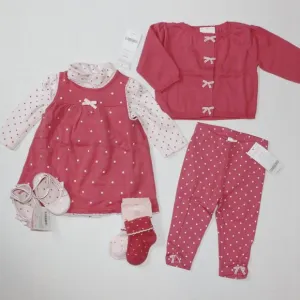 NWT Gymboree 3-6M dress sweater leggings socks shoes Sweet Paris complete set