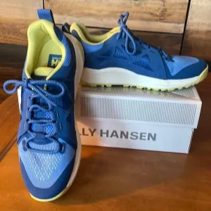 NWT HELLY HANSEN Trekking / Hiking /running shoes blue and yellow women's 7