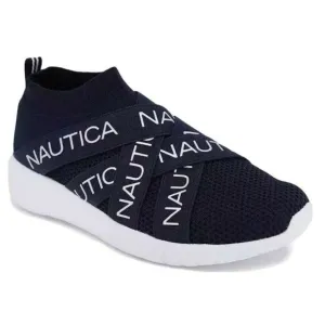 NWT Nautica 8.5 Navy Blue Slip-On Patrika Sneaker Jogger Comfort Running Shoes