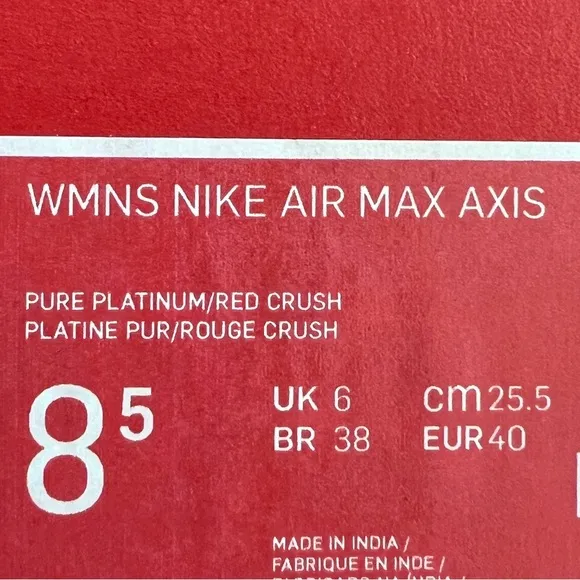 NWT Nike Air Max Axis Women’s Shoes