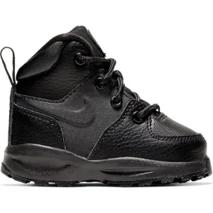 NWT Nike unisex Manoa Ltr Infant/Toddler Shoes, Black -Size 6