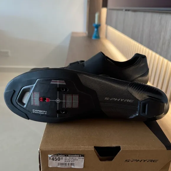 NWT Shimano S-PHYRE Dynalast bicycle shoes