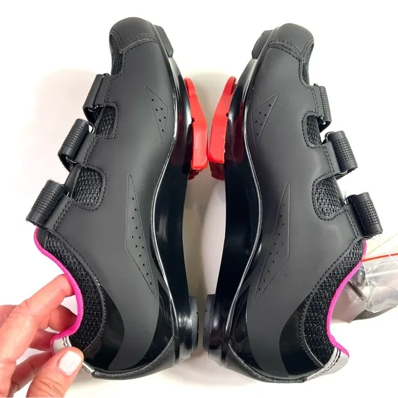 NWT Tommaso Spin Cycling Shoes Pink Black Size 7 EUR 37