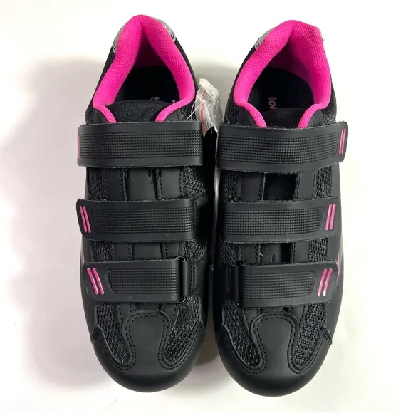 NWT Tommaso Spin Cycling Shoes Pink Black Size 7 EUR 37