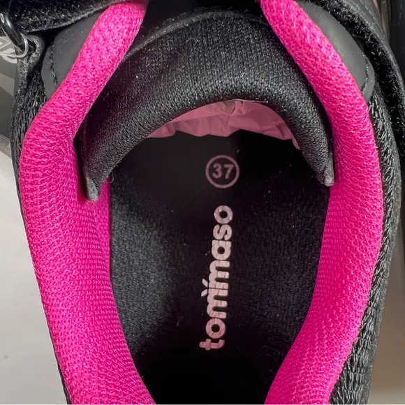 NWT Tommaso Spin Cycling Shoes Pink Black Size 7 EUR 37