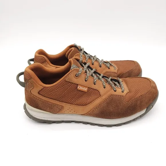Oboz Bozeman Low (Mens 8) Brown Suede Hiking Trekking Lace‎ Up Shoes Gorpcore