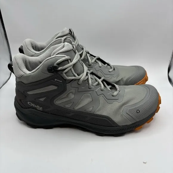 Oboz Katabatic Mid B-Dry Waterproof Hiking Shoes For Men (Haze Gray) Sz 11.5