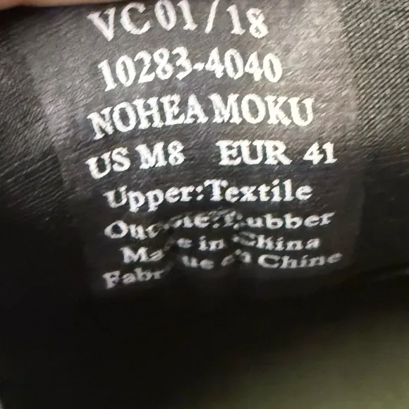 OkuKai Nohea Moku Men’s No Tie Boat Shoes Black Size 8