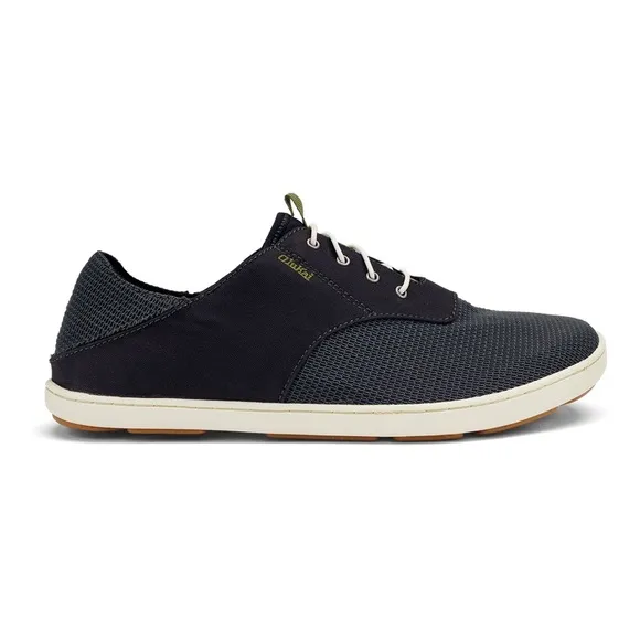 OkuKai Nohea Moku Men’s No Tie Boat Shoes Black Size 8