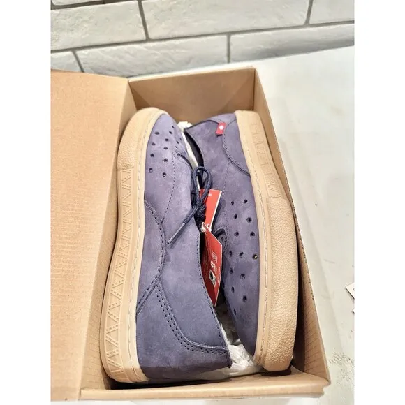Oliberte Perforated Navy Blue Nubuck Suede Shoes Sneakers EU 39 W9  Africa