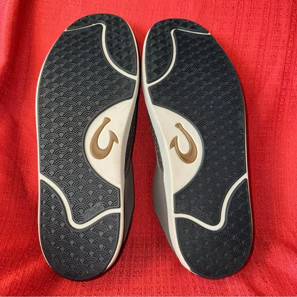 Olukai Lae’ahi Pavement Gray Slip-on Shoes, Men’s Size 13, EUC