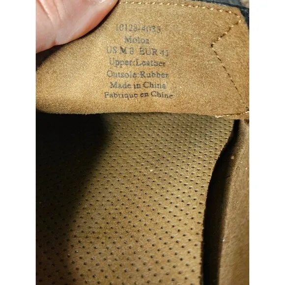 OluKai Moloā Men’s Leather Slip On Shoes Mens 8