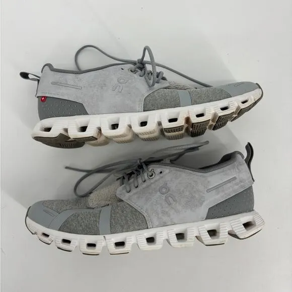 On Cloud 5 On Running Terry Womens 9 Gray Glacier Lunar Shoes Athletic Outdoor
