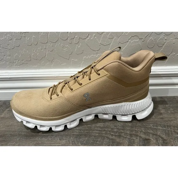 On Cloud Hi in Dune Running Shoes like new mens Size 8