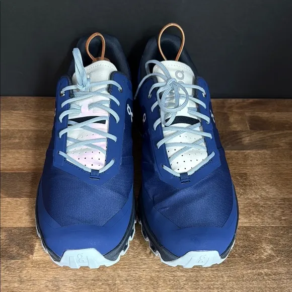On Cloud Mens Blue Running Shoes Size 13