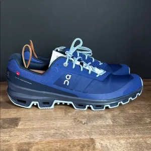 On Cloud Mens Blue Running Shoes Size 13