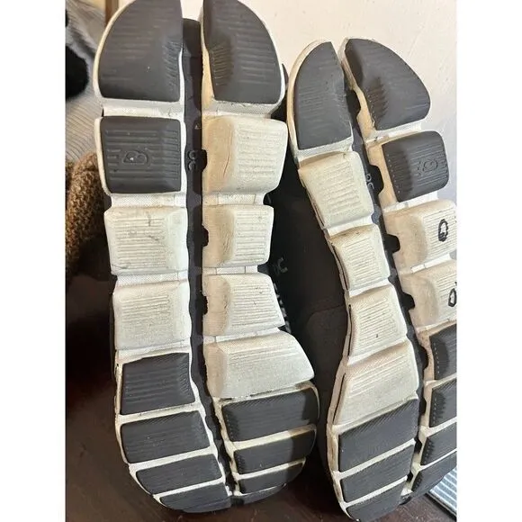On Cloud Terry Womens Grey Running Shoes Size 9.5 lightweight Oncloud