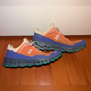 On Cloudultra Trail Running Shoes Mens 11 Orange Flame Purple Cloud Hiking