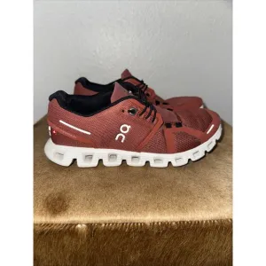 On Men's Cloud 5 Ruby/Rust Running Shoes US Sz 6.5
