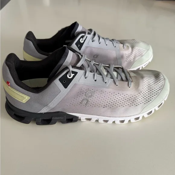 ON Running Cloud Flow 3.0 Mens Size 12 Shoes Alloy/Magnet Athletic Sneakers