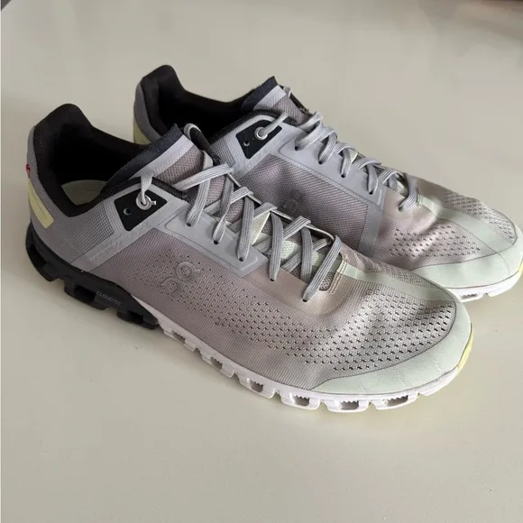 ON Running Cloud Flow 3.0 Mens Size 12 Shoes Alloy/Magnet Athletic Sneakers