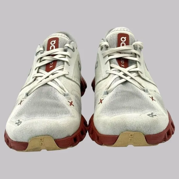 ON Running Cloud X 3 Men's Size 10 Ice Auburn Comfortable Athletic Running Shoes