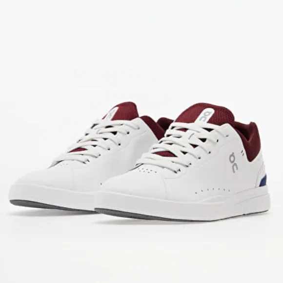 On Running Men's The Roger Advantage  White/ Mulberry Shoes size 8.5  new
