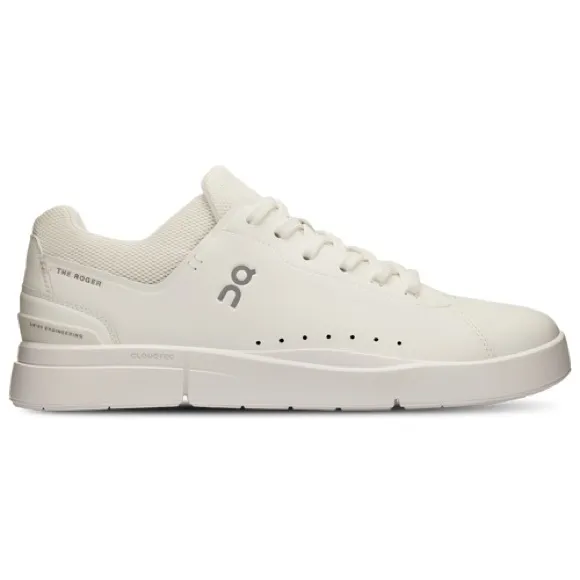 On The Roger Advantage White Size 8 Men’s Sneaker Casual Leather Fabric Travel