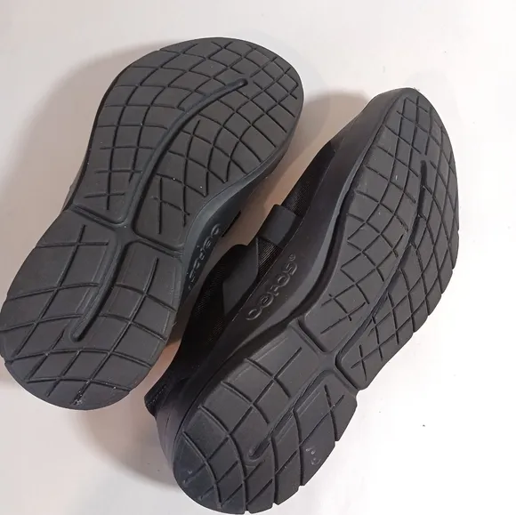 OOFOS 0omg Low Men's Lightweight Recovery Shoes Black Grey Size 12 EU 45
