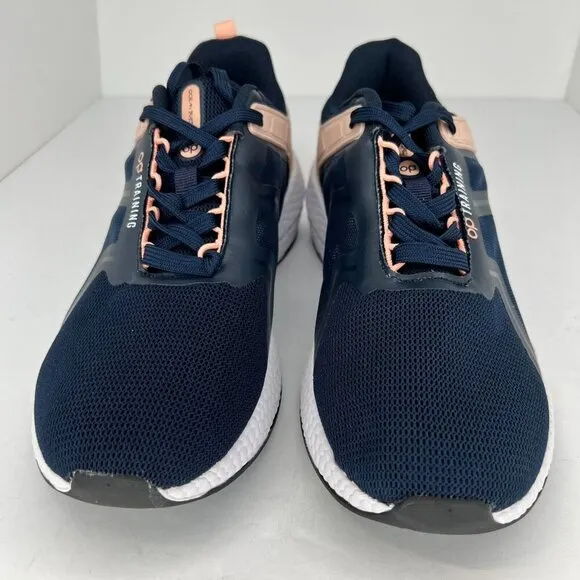 OP Training Womens OPM-Elena-M1 Navy Coral Fleex Boom Size 10 Trainers Shoes