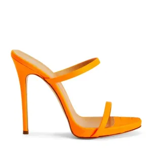 Orange High Heel Women's Shoes