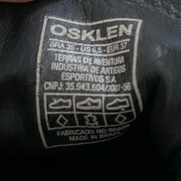 OSKLEN‎ Women's Brown Leather Sneakers w/Eyelets-Size 6.5
