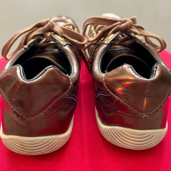 OSKLEN‎ Women's Brown Leather Sneakers w/Eyelets-Size 6.5