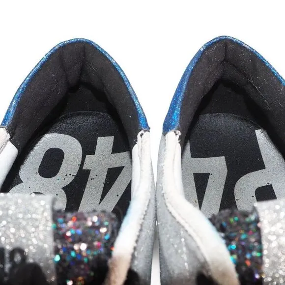 P448 Johnny Glitter Skate Low Sneakers Multicolor Men's 8-8.5 Women's 10.5