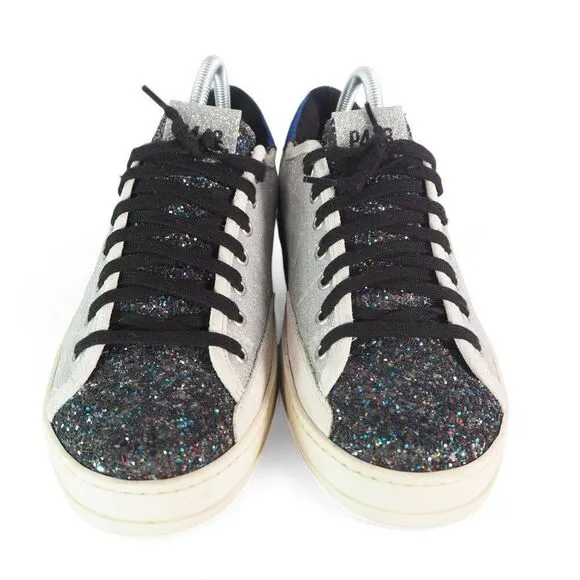 P448 Johnny Glitter Skate Low Sneakers Multicolor Men's 8-8.5 Women's 10.5