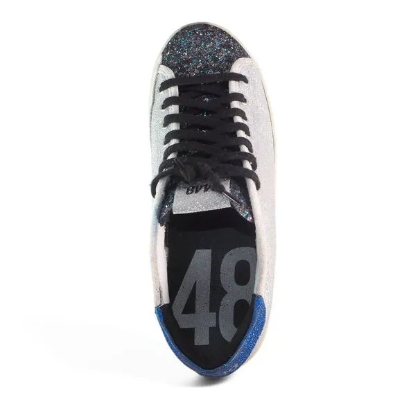 P448 Johnny Glitter Skate Low Sneakers Multicolor Men's 8-8.5 Women's 10.5
