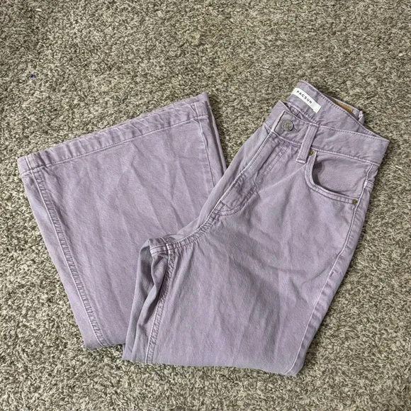 PacSun High Rise Flare Jeans in Lilac Purple Size 24