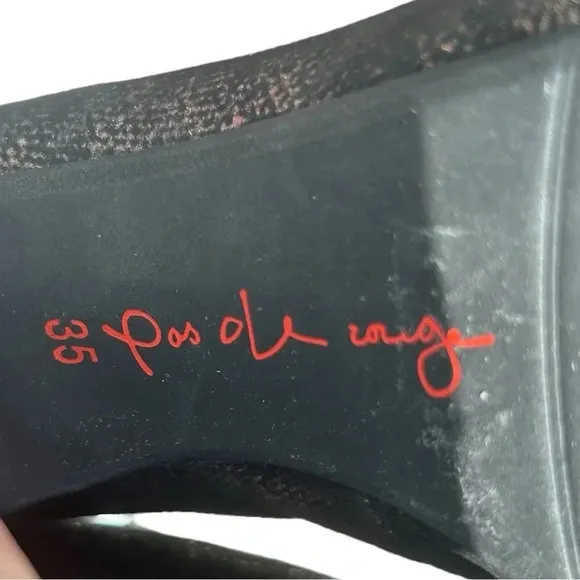 Pas De Rouge Metallic Black Iridescent Black Ankle Bootie Steampunk whimsical