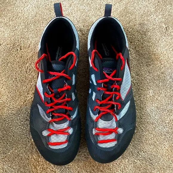 Patagonia Performance Rover Lightweight Approach Hybrid Shoe Feather Grey Red 11