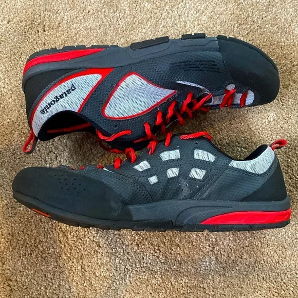 Patagonia Performance Rover Lightweight Approach Hybrid Shoe Feather Grey Red 11