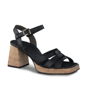 Paul Green Classic Tina Black retro sandal   size UK 4.5 / US 7