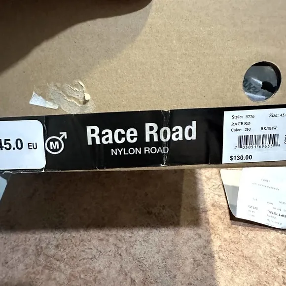 PEARL IZUMI Race Road Nylon Road Men's Cycling Road Shoe Size EU-45 New With Box